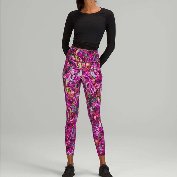 NWOT Lululemon Lulu Hyper Flow Base Pace High Rise Running Tights 25” SZ 0 - Picture 2 of 10